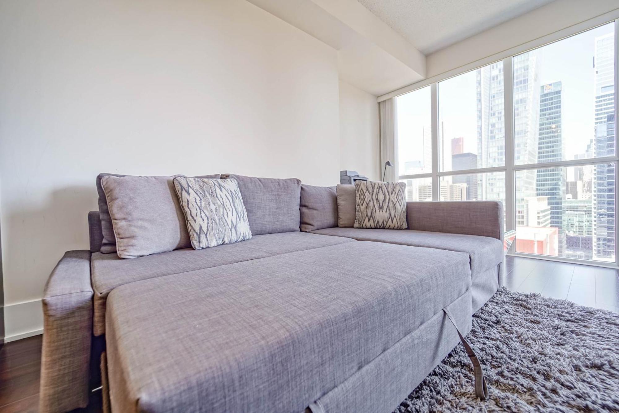 Chol Furnished Suites Heart Of Downtown Toronto, 2 Beds, Free Parking, Cn Tower View Exterior foto